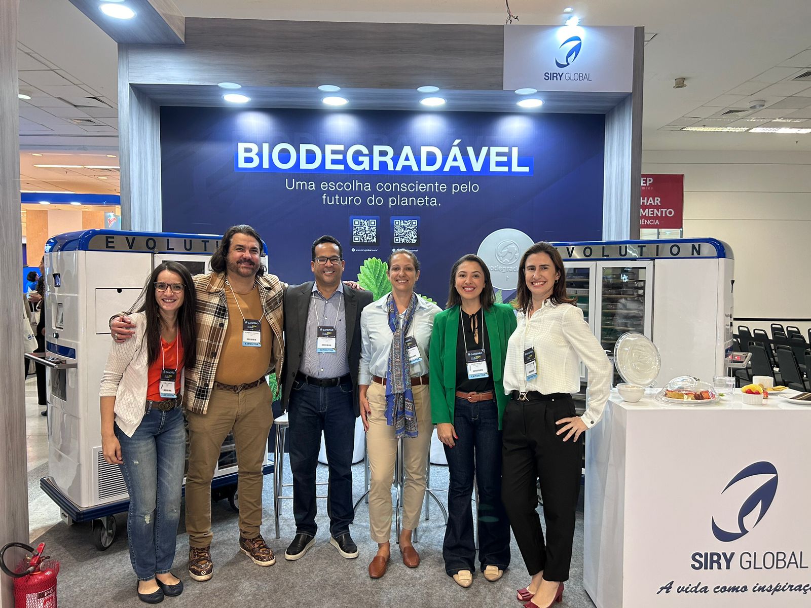 Equipe da Siry Global no evento do Ganepão 2024