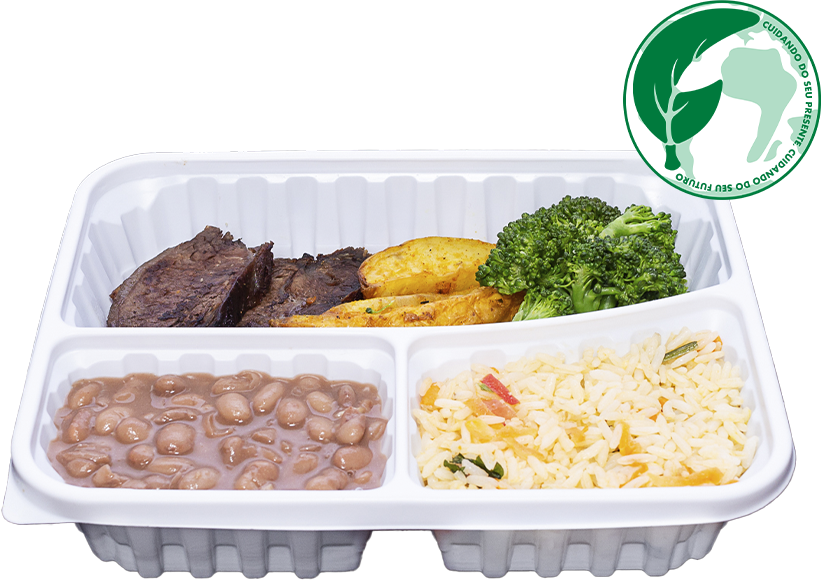 BANDEJA ADVANTY 3 DIVISÕES BIODEGRADÁVEL