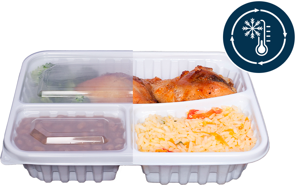 BANDEJA ADVANTY 3 DIVISÕES ULTRACONGELAMENTO